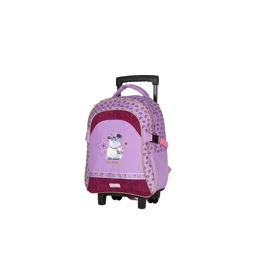 Sac à roulette Teo Jasmin