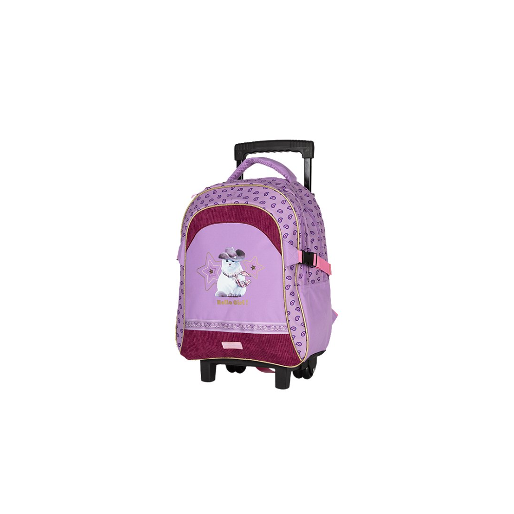 Sac à roulette Teo Jasmin