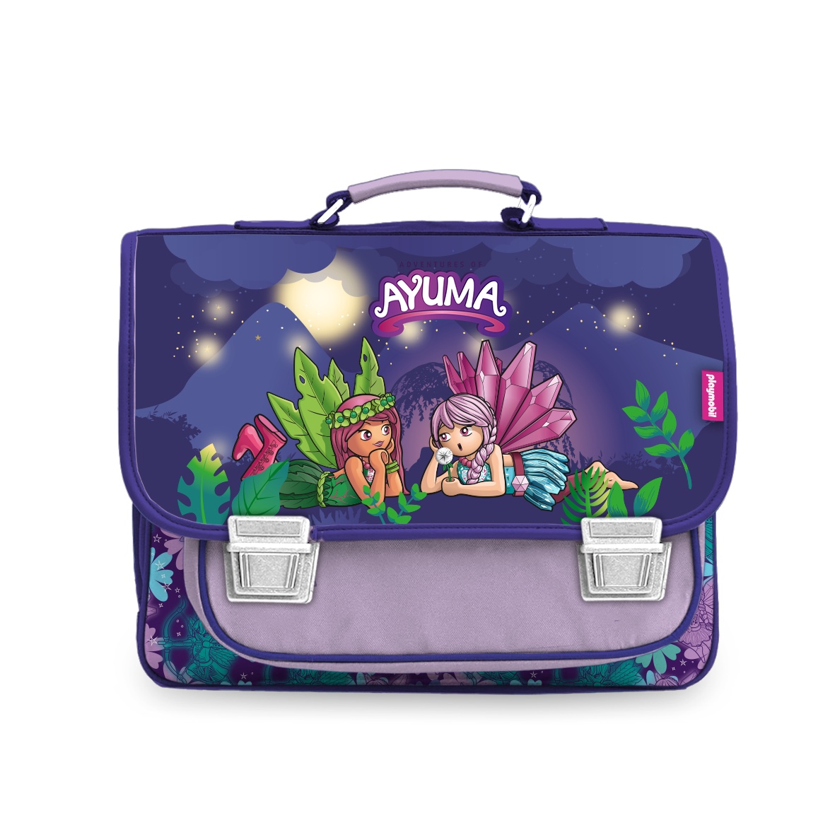 Cartable 38cm Playmo violet