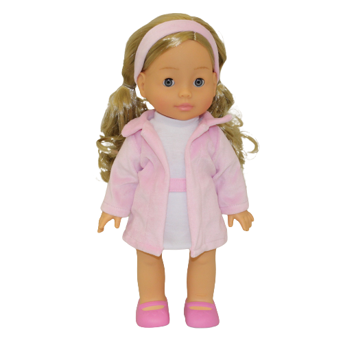 POUPEE MOLLY MARCHE 33CM ROSE