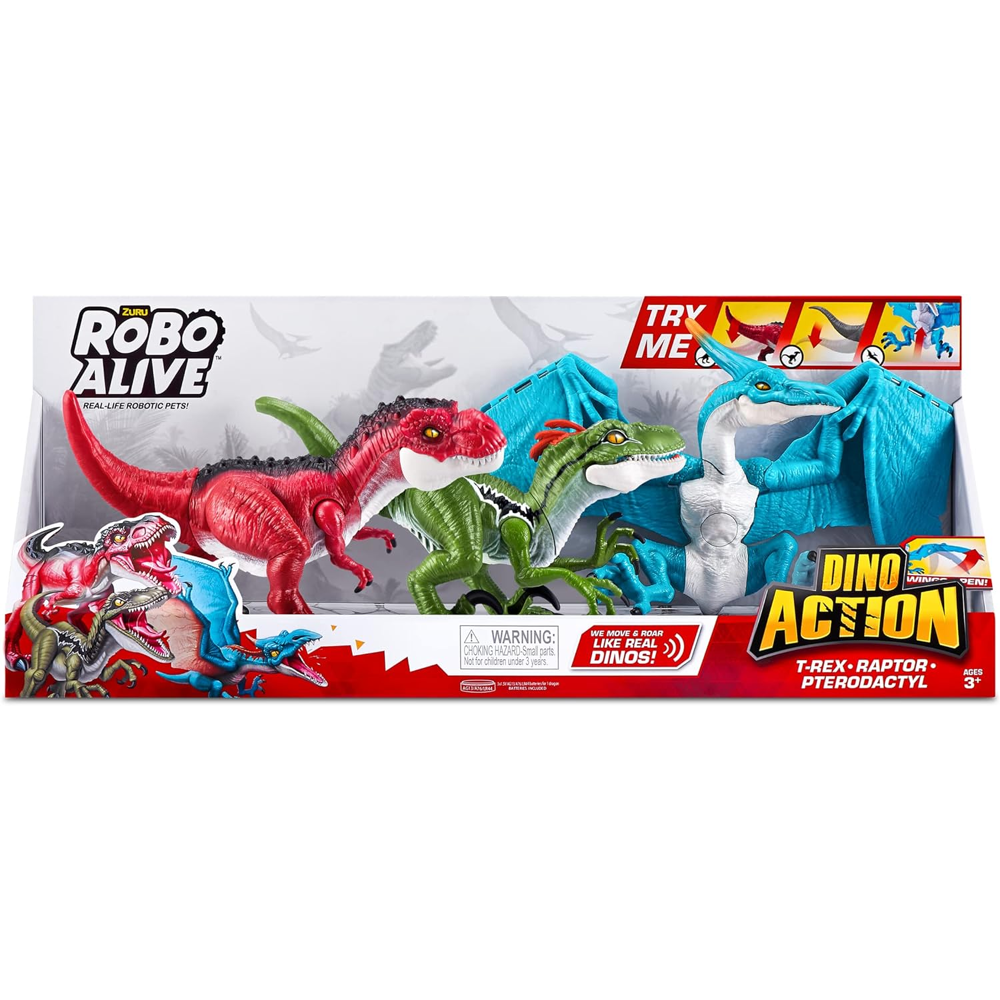 COFFRET DINO ACTION ROBO ALIVE