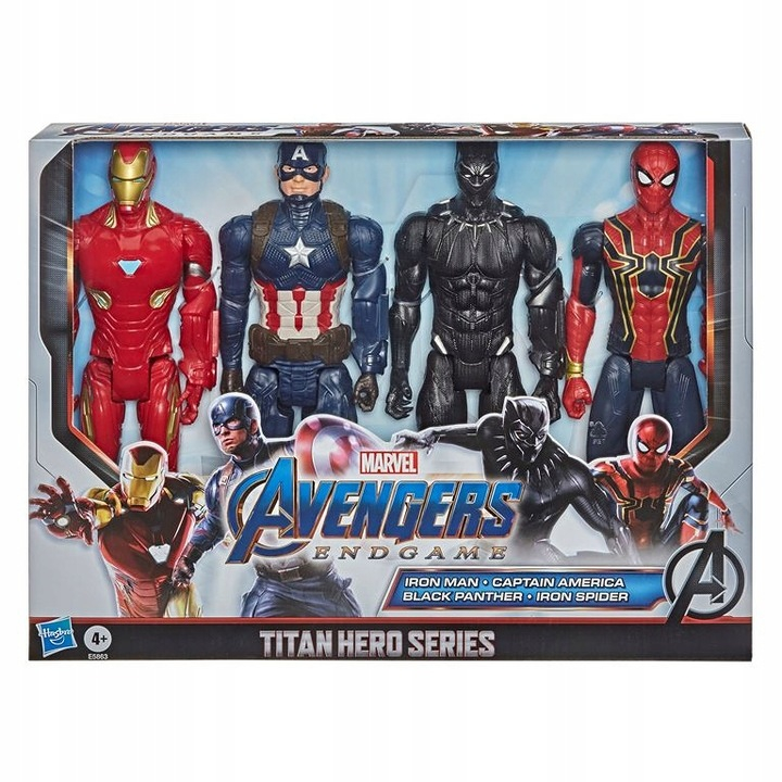 COFFRET DE 4 FIGURINES TITAN HERO AVENGERS