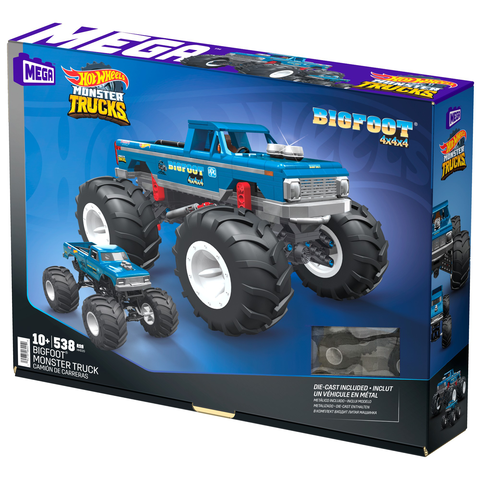 MEGA BLOKS - MONSTER TRUC Hot Wheels Bigfoot
