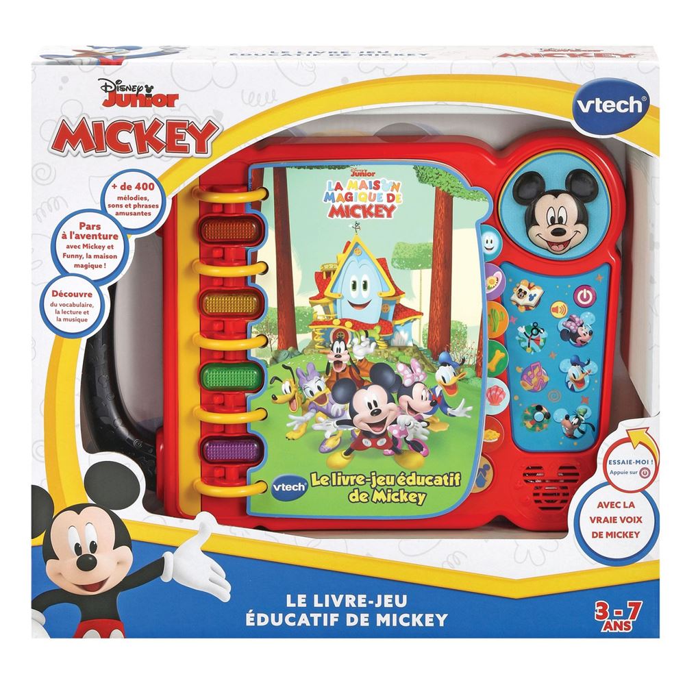 LE LIVRE JEU EDUCATIF DE MICKEY