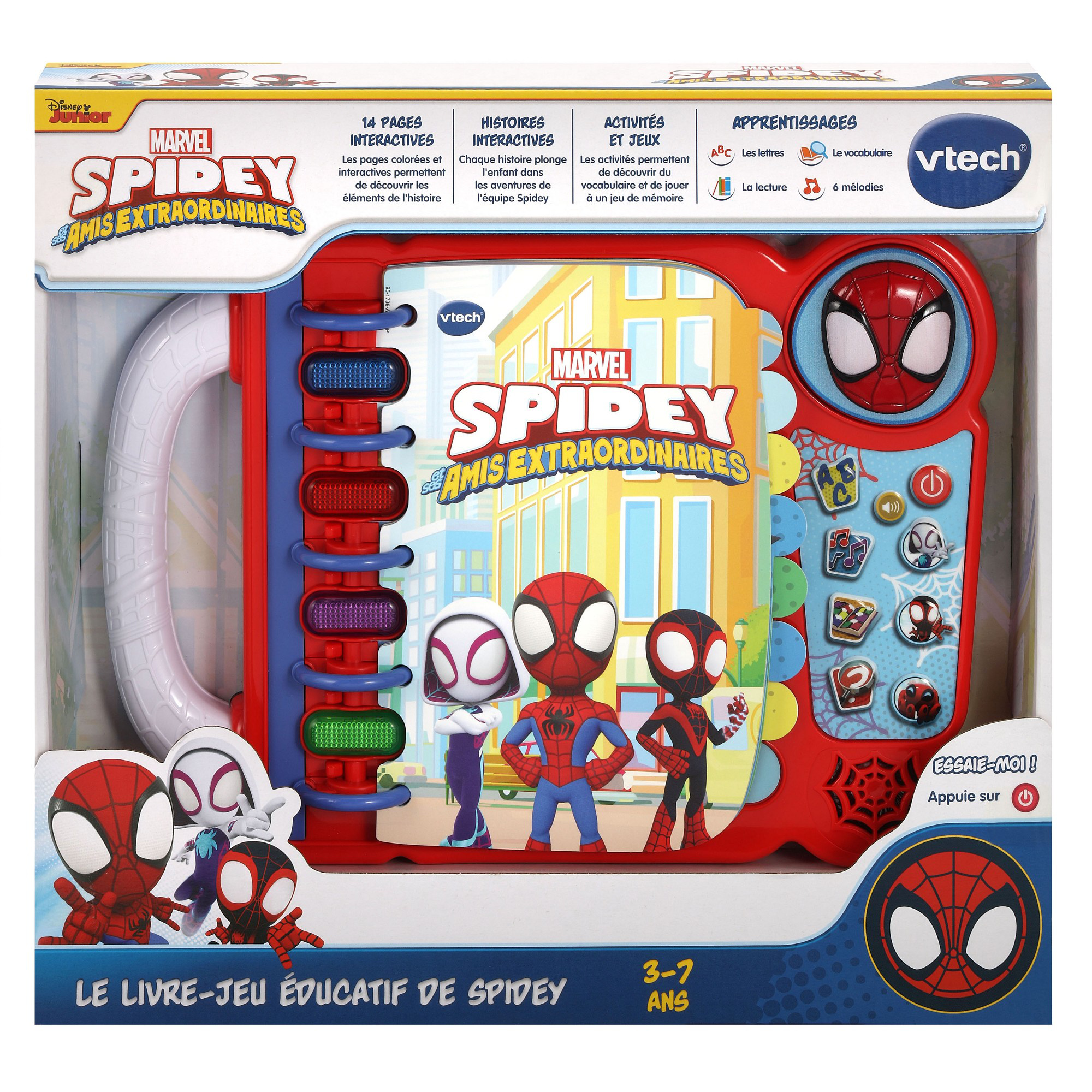 LE LIVRE JEU ÉDUCATIF DE SPIDEY