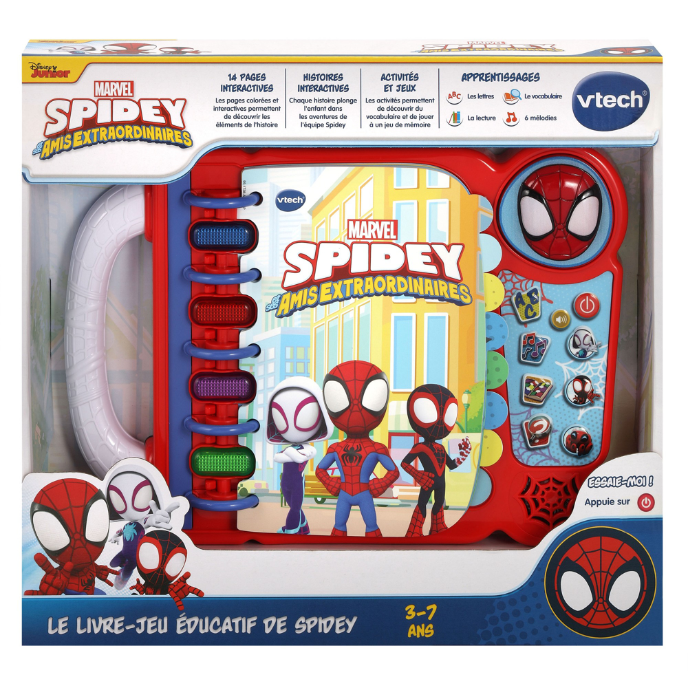 LE LIVRE JEU ÉDUCATIF DE SPIDEY