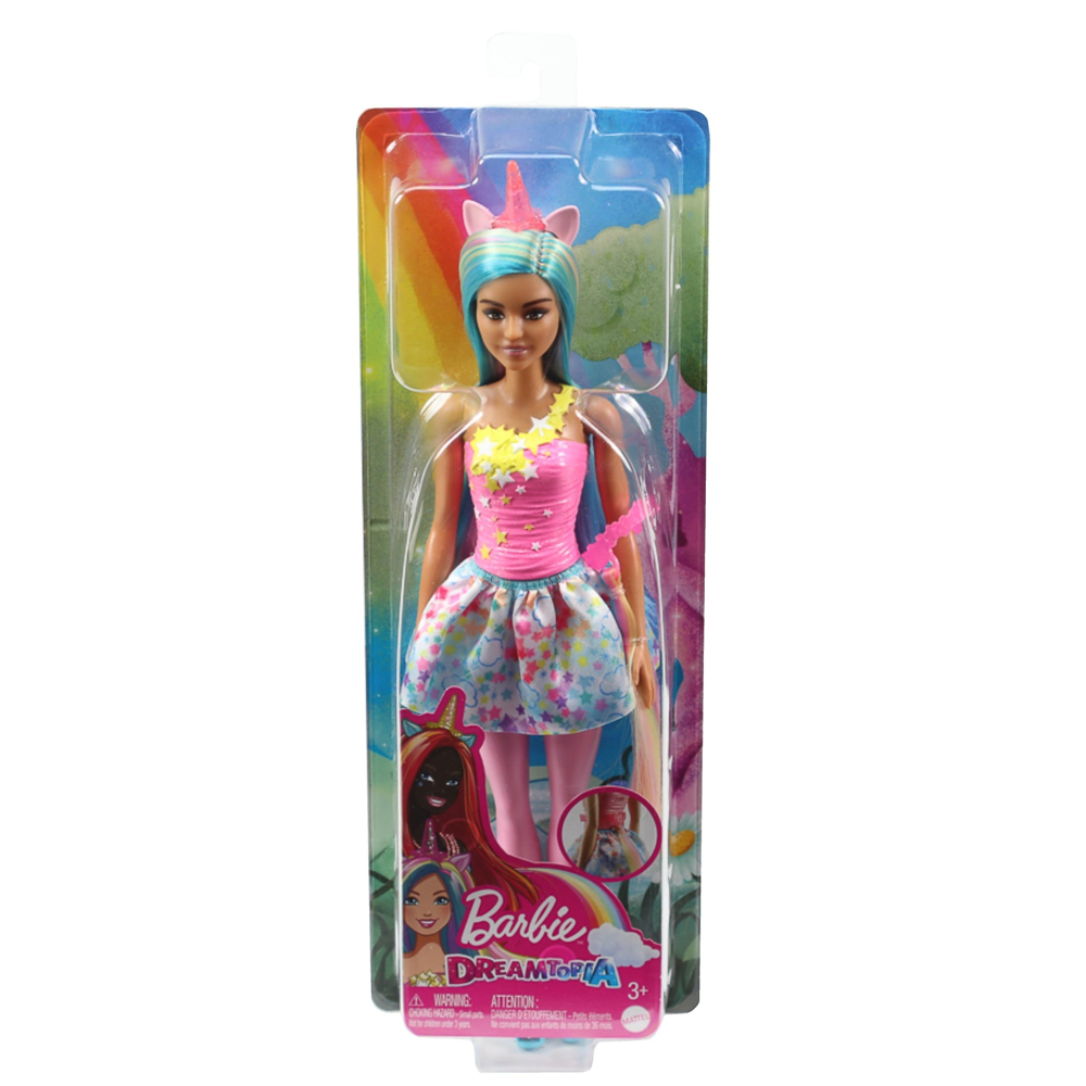 Barbie - Dreamtopia-Poupée Barbie Licorne - Poupée Mannequin - 3 ans et +