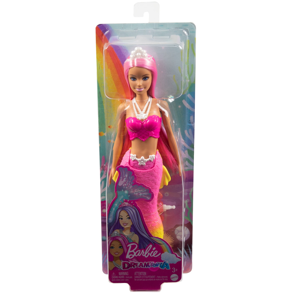 Barbie - Sirène Dreamtopia Rose - Poupée Mannequin - 3 ans et +
