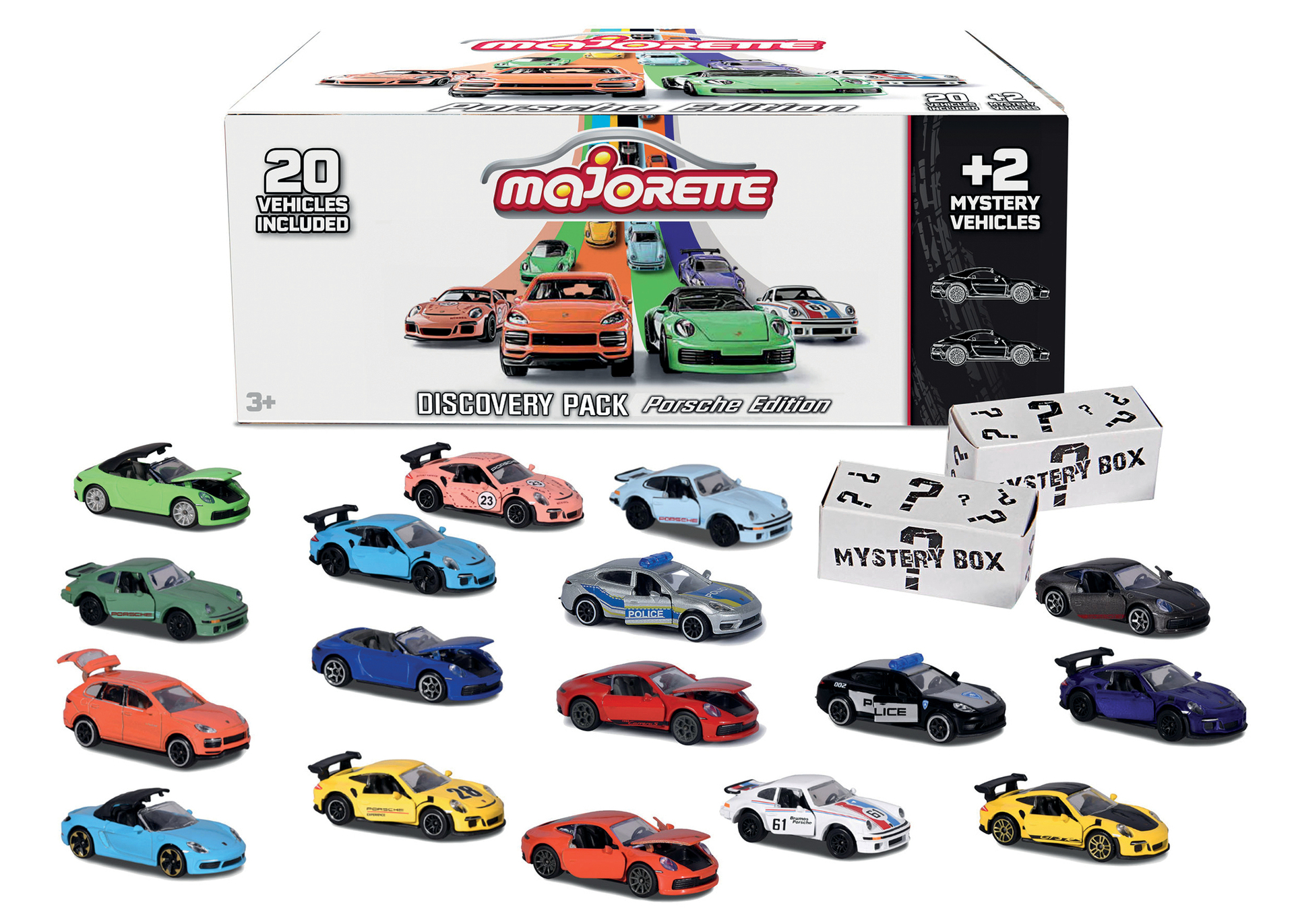 Majorette Porsche Discovery Pack 20+2 - vue 3
