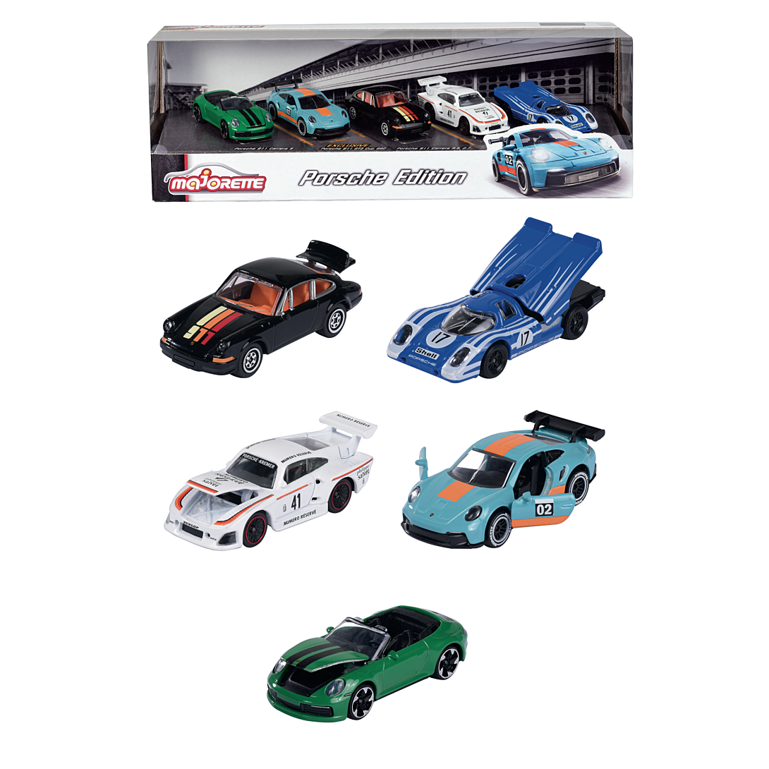 MAJO PORSCHE MOTORSPORT GIFTPACK 5PCS