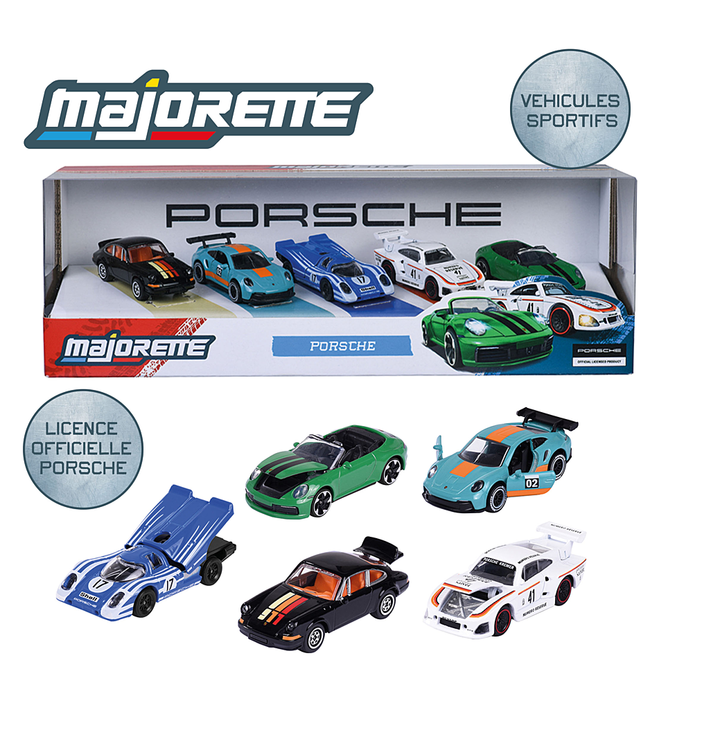MAJORETTE Majo Porsche 5 Pcs Giftpack dès - vue 9