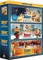 coffret Astérix 3 films ; le secret de la potion magique ; le domaine des dieux ; Astérix et les Vik