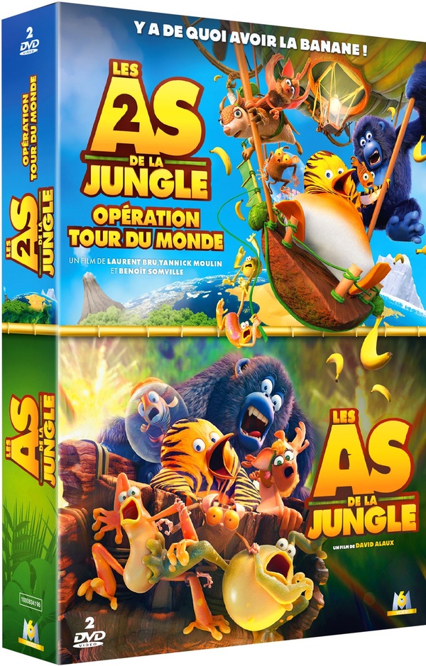 Les as de la jungle + Les as de la jungle 2 : Opération tour du monde