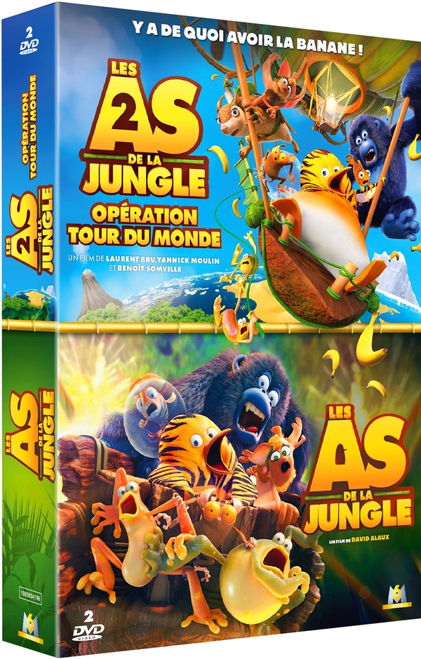 Les as de la jungle + Les as de la jungle 2 : Opération tour du monde