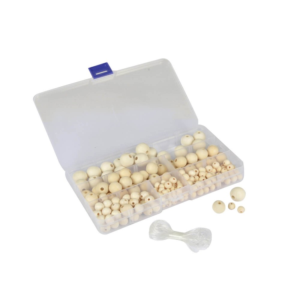 Boite de perles de rocaille opaques