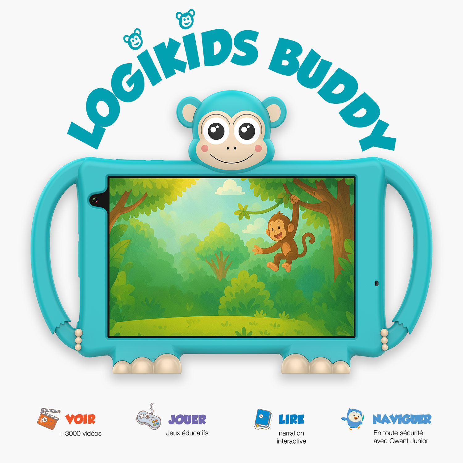 Tablette Android Logikids Buddy LOGICOM - vue 1