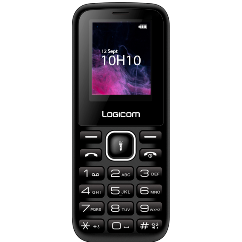 Téléphone mobile Logicom Posh 400 Noir
