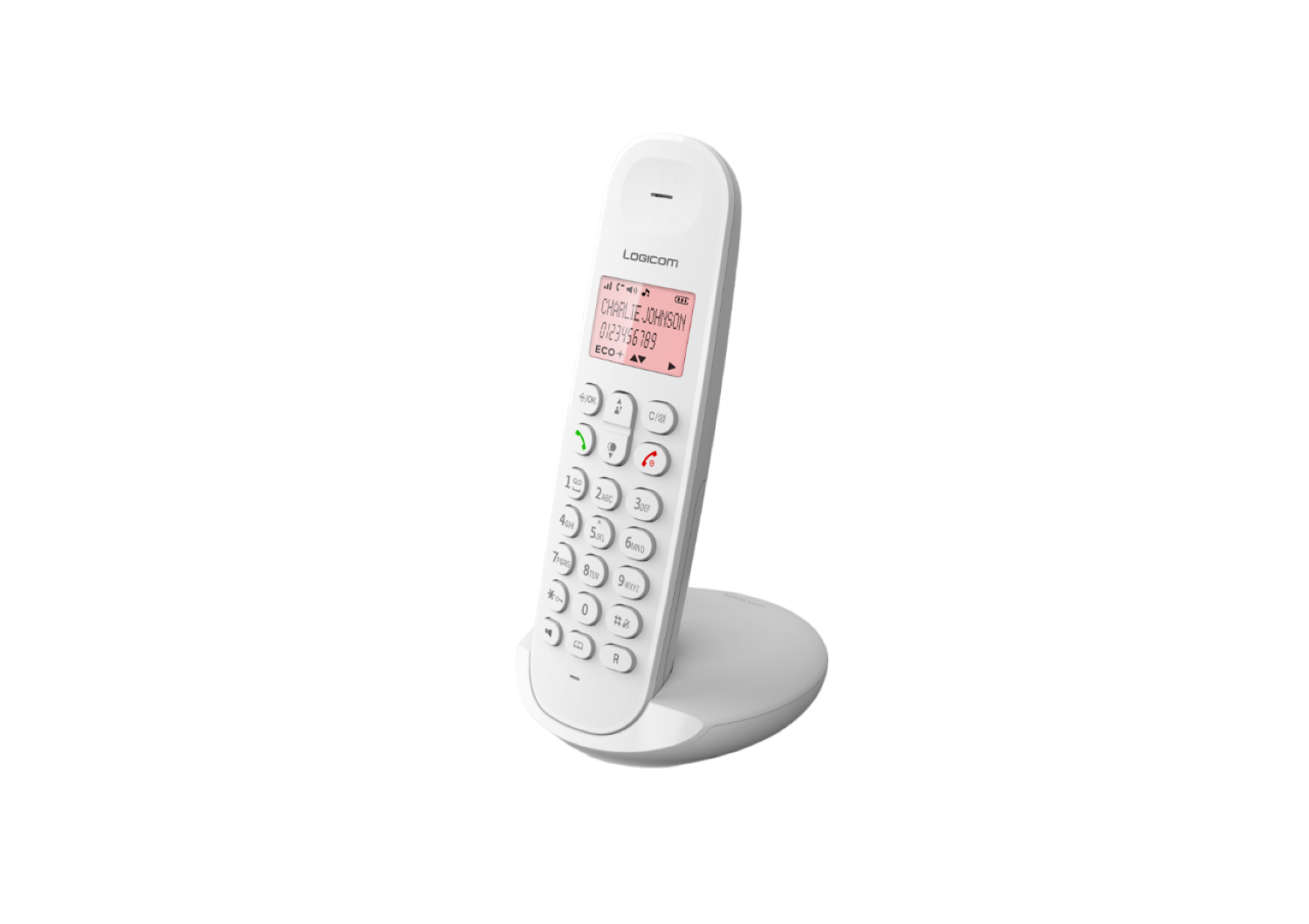 Téléphone Fixe sans fil Logicom Iloa 150 Blanc