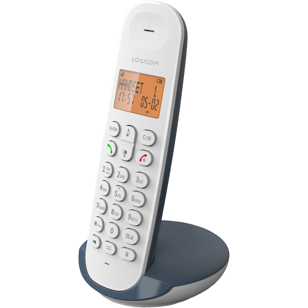Téléphone fixe sans fil Logicom Iloa 150 Ardoise
