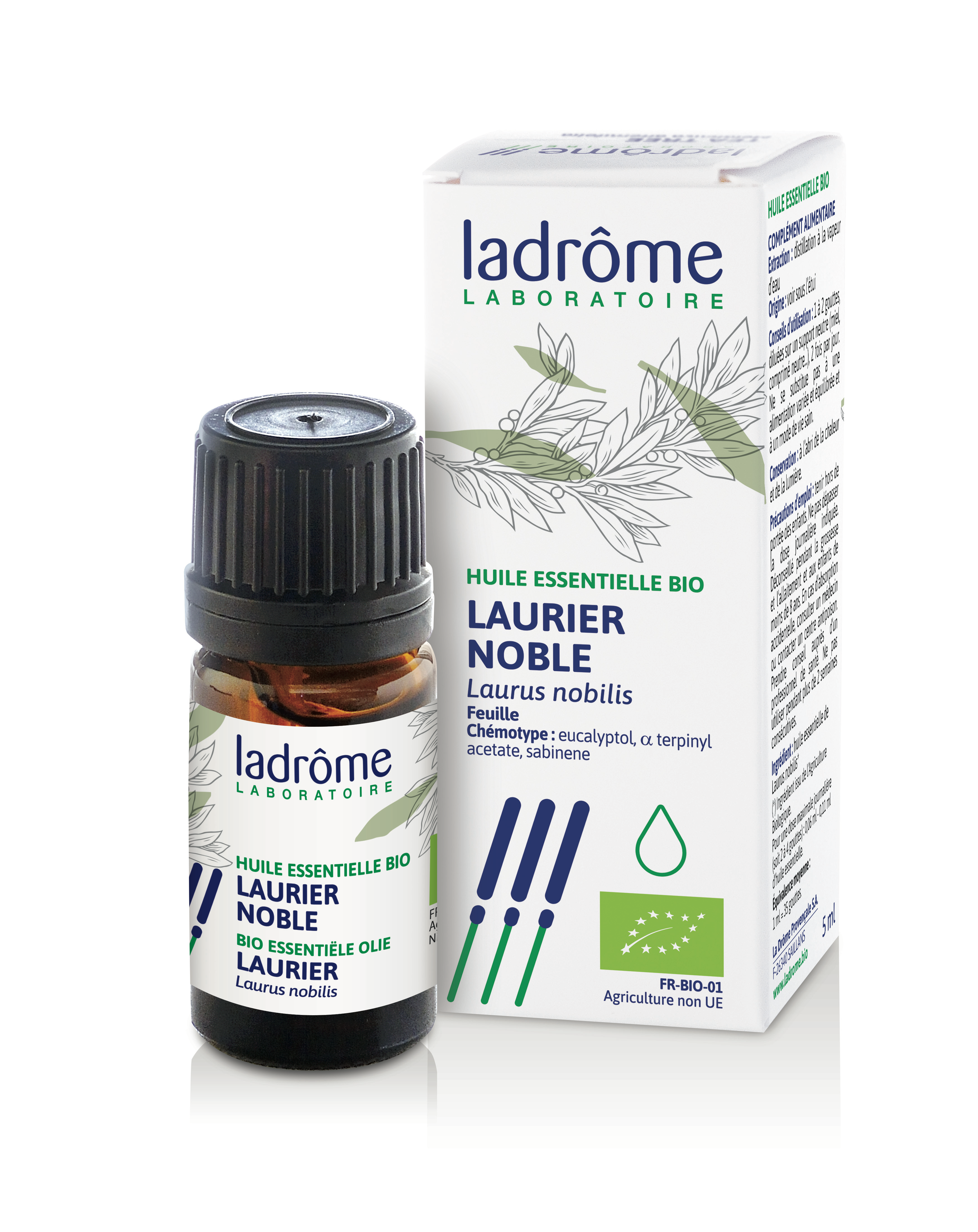 Ladrome Huile Essentielle Laurier Noble Bio 5ml