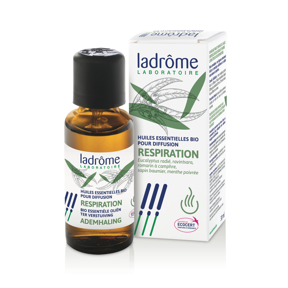 Ladrôme Mélange d'Huiles Essentielles Respiration Bio 10ml