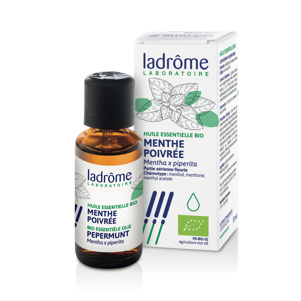 Ladrôme Huile Essentielle Menthe Poivrée Bio 30ml
