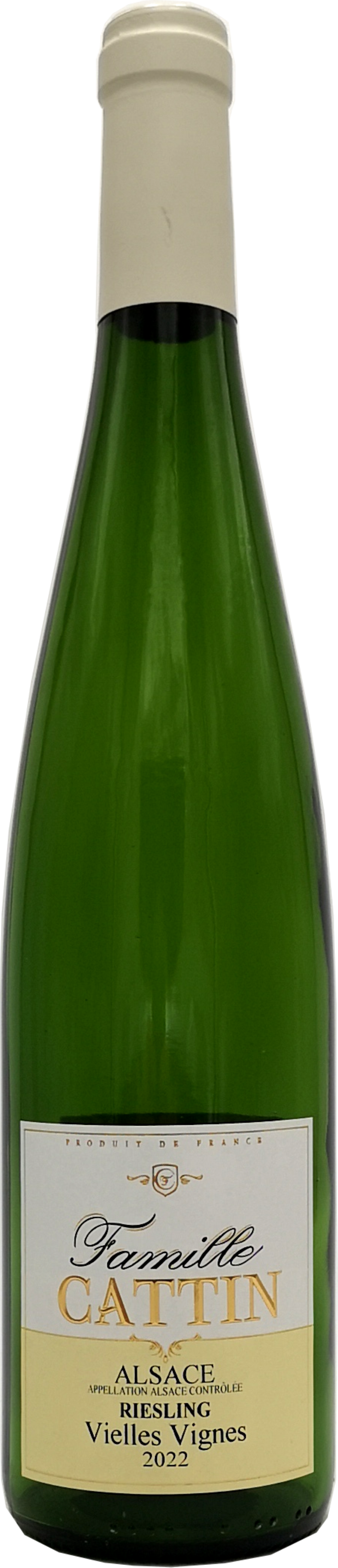 Famille Cattin Vieilles Vignes, 2022 - Alsace Riesling AOP - Blanc Sec - 75 cl