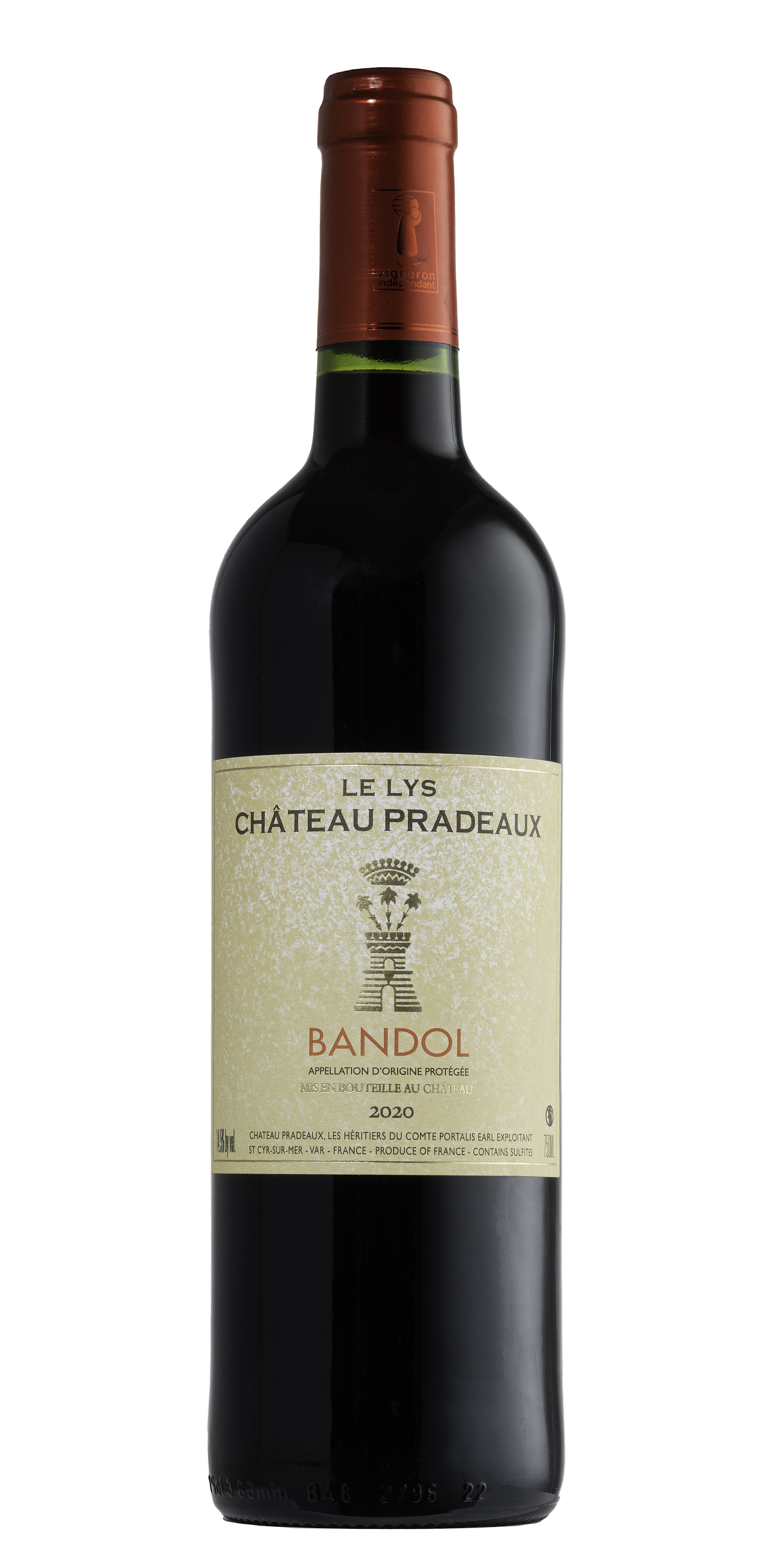 Château Pradeaux Le Lys, 2020 - Bandol AOP - Rouge - 75 cl