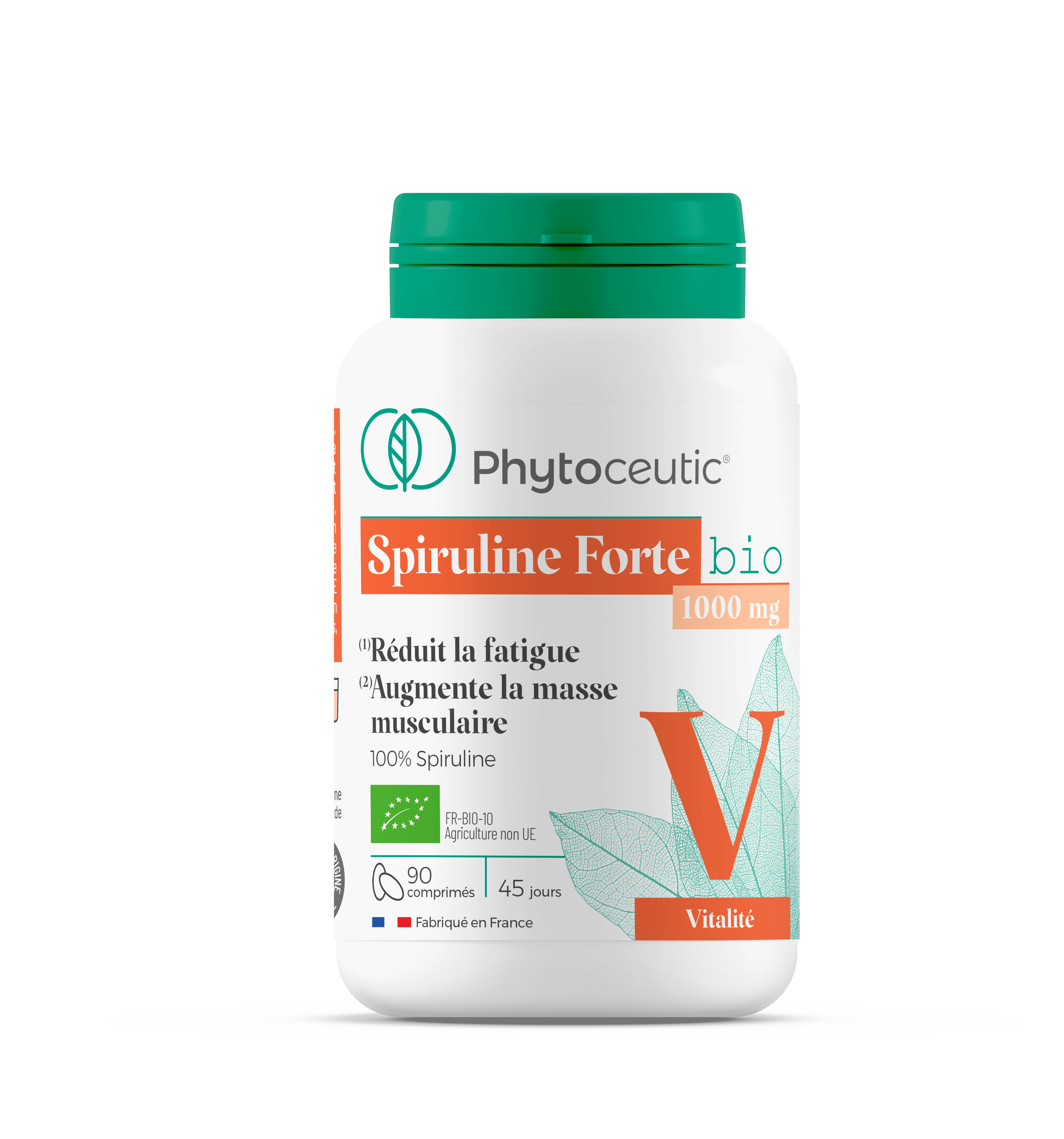 Spiruline Forte 1000mg Bio 90 Comprimés