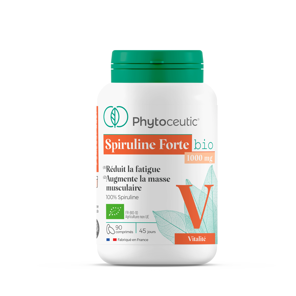 Spiruline Forte 1000mg Bio 90 Comprimés