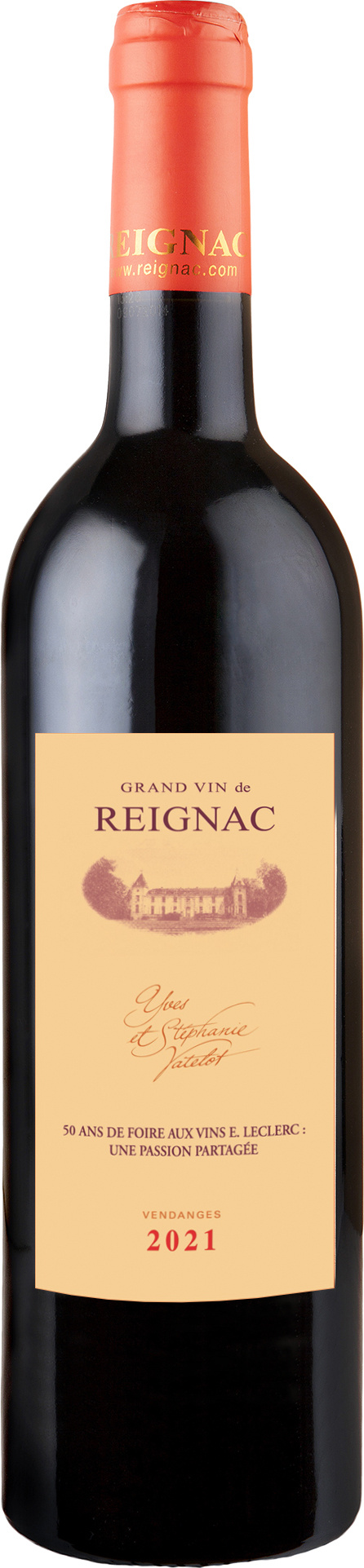Grand Vin de Reignac, 2021 - Bordeaux Supérieur AOP - Rouge - 75 cl
