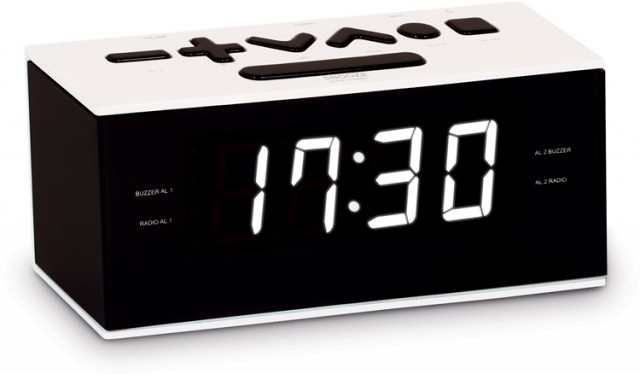 Radio-réveil Bigben Rr60bcn blanc