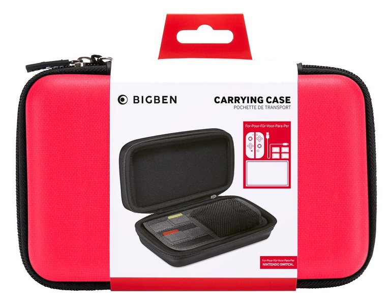 Pochette rigide revêtement textile rouge Switch (SWITCH)