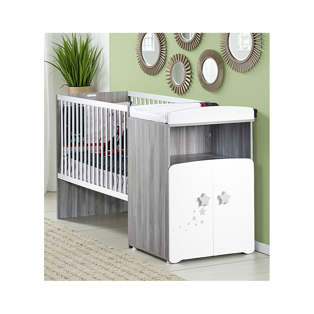 Baby Price Lit Combine Evolutif Bebe New Nao - 120x60 Cm