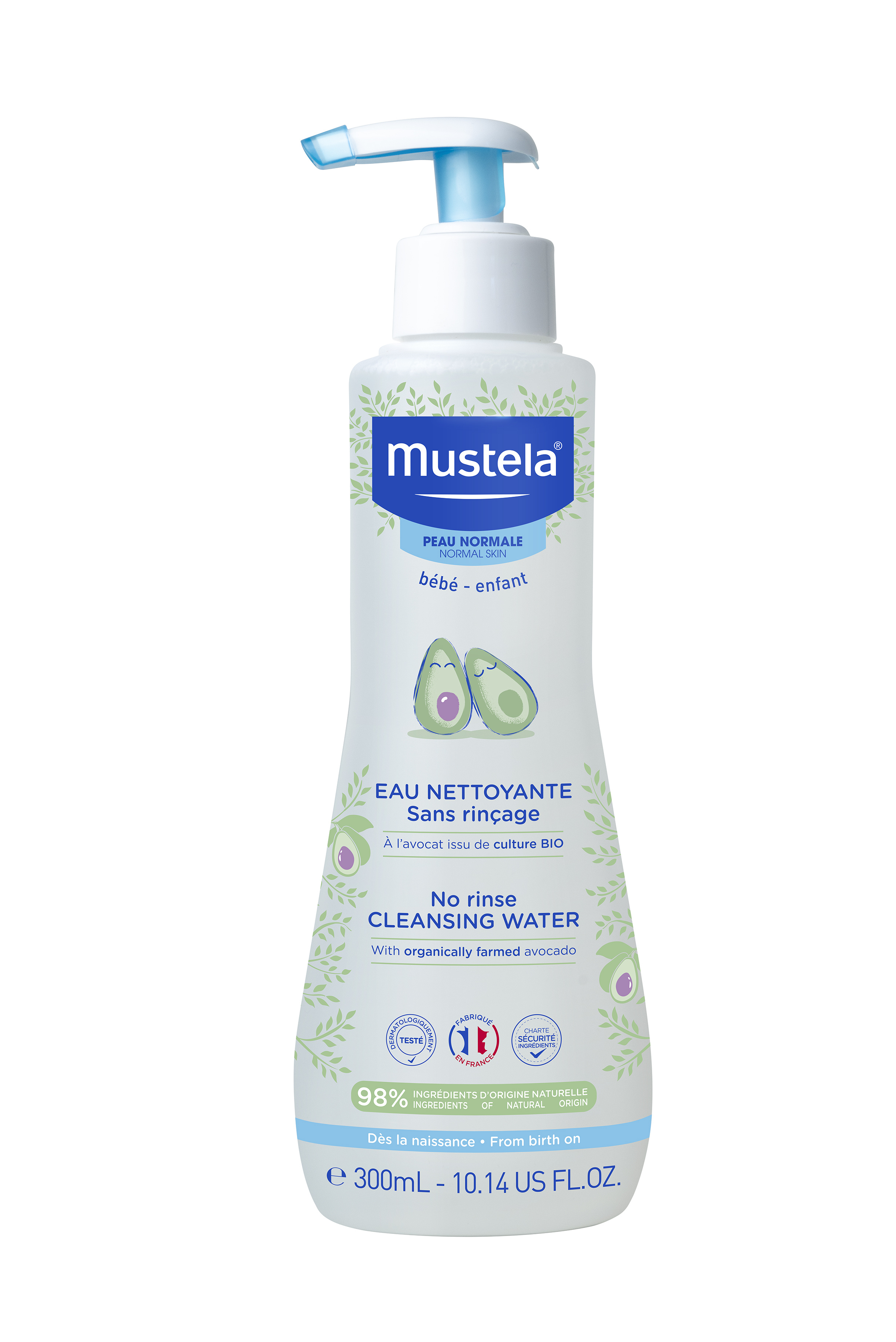 Mustela Eau Nettoyante sans Rinçage Visage et Siège 300 ML - vue 5