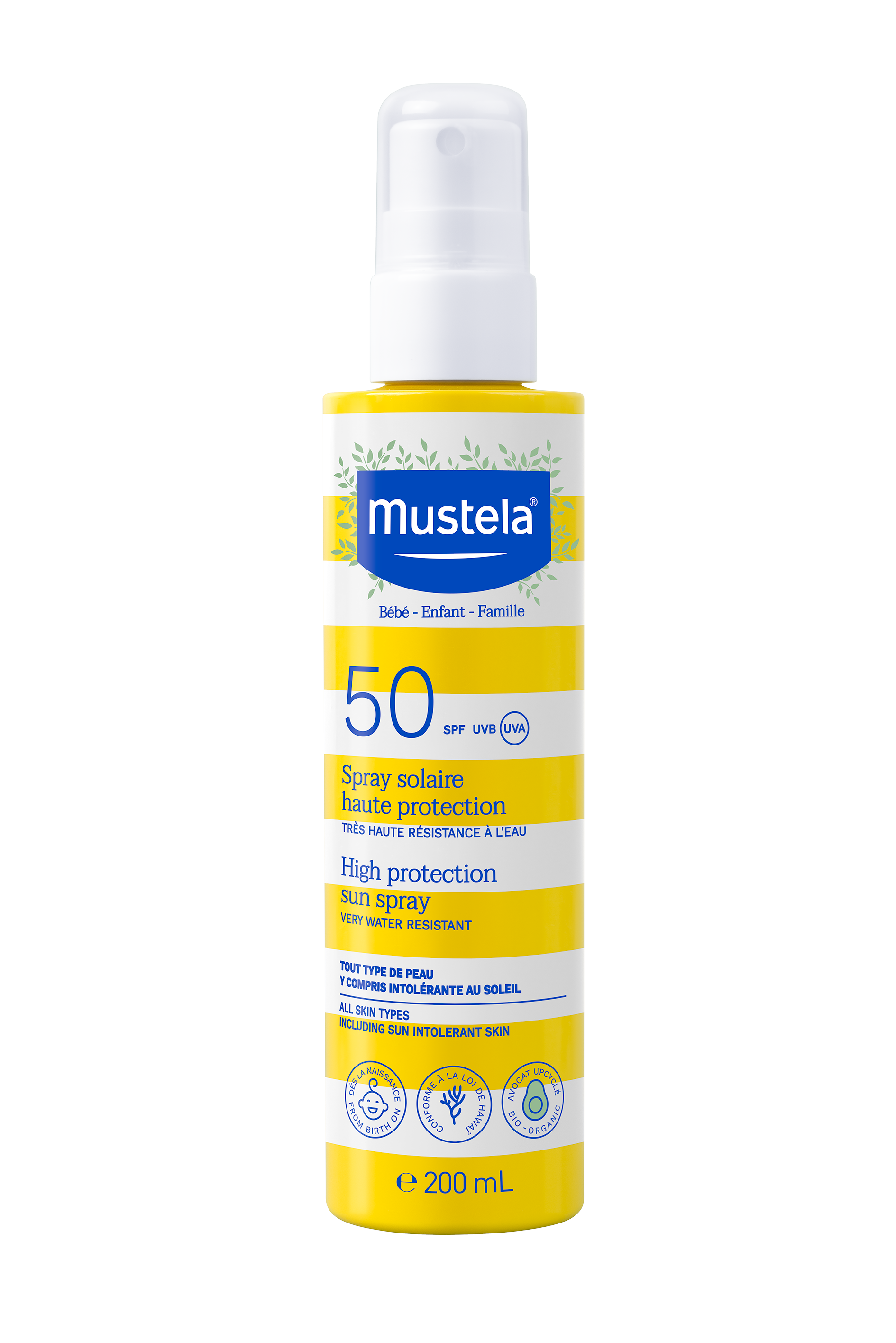 Crème Solaire Ambre Solaire Invisible Spf50 Mustela Le Spray De 200ml - vue 3