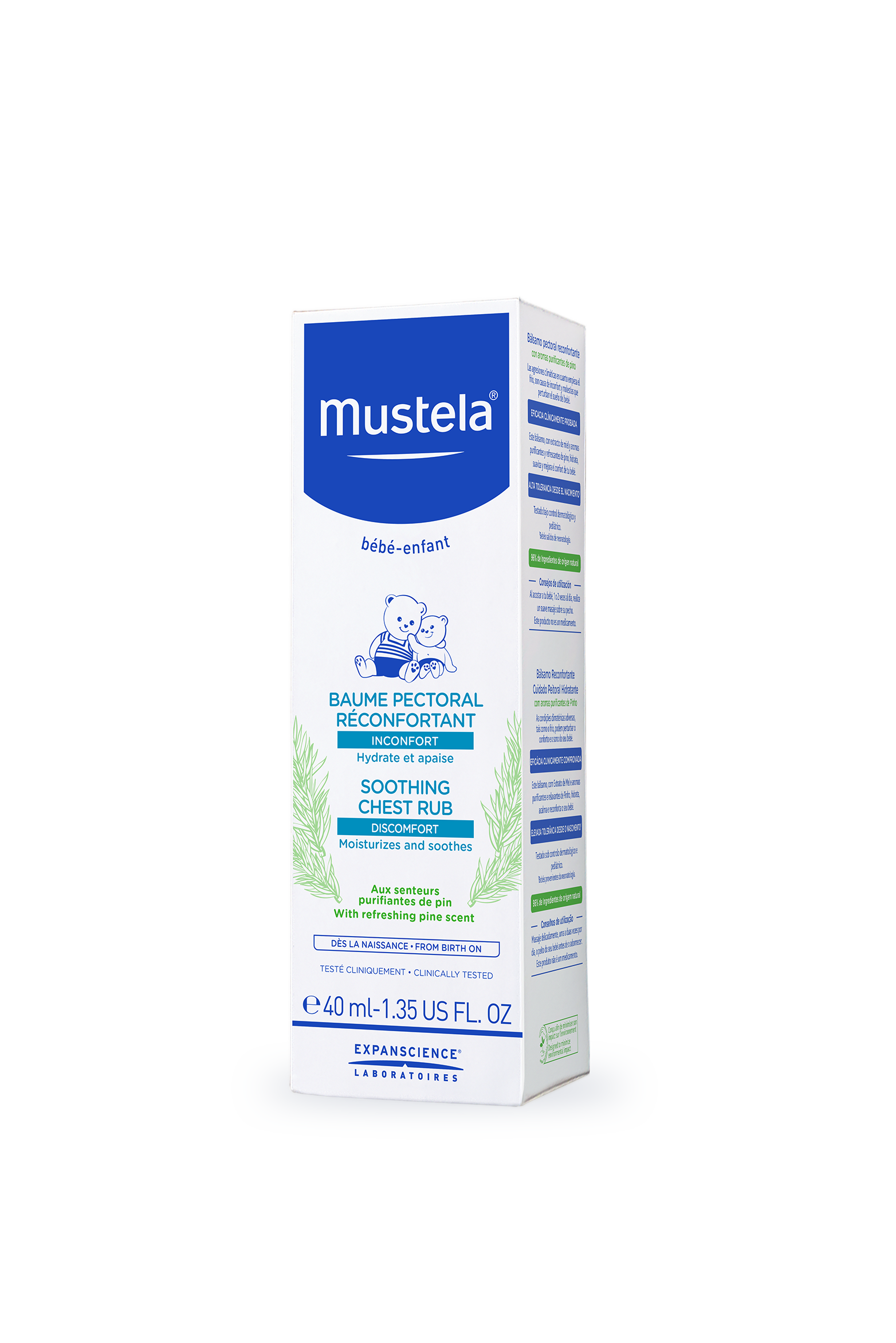 Mustela Baume pectoral réconfortant 40ml