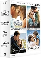 coffret Nicholas Sparks 4 films : cher John ; n'oublie jamais ; un havre de paix ; une seconde chanc