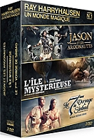coffret Ray Harryhausen 3 films : Jason et les Argonautes ; l'île mystérieuse ; le septième voyages