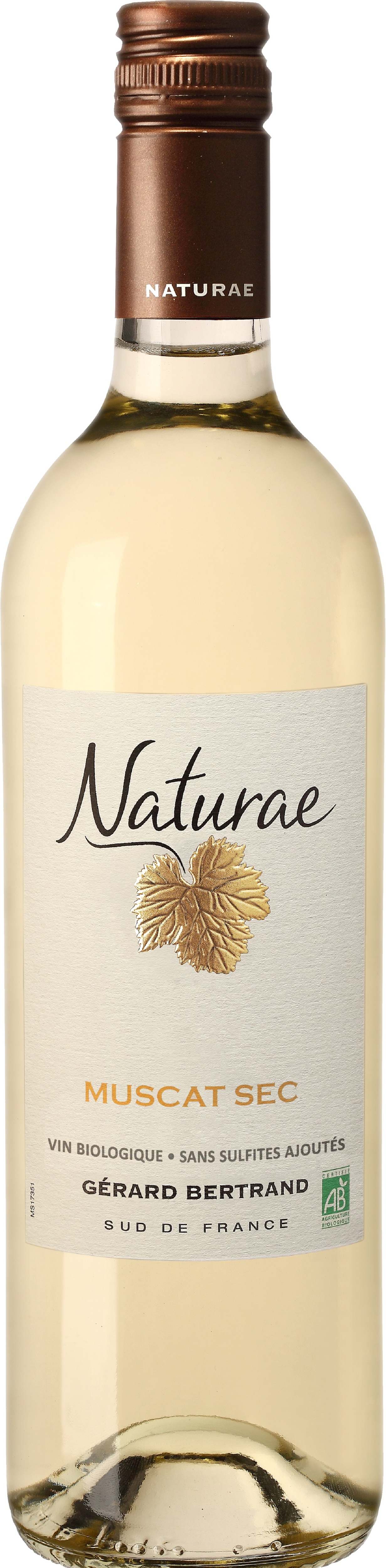 Gérard Bertrand - Naturae Muscat Sec BIO, 2022 - Pays d'Oc IGP - Blanc Sec - 75 cl