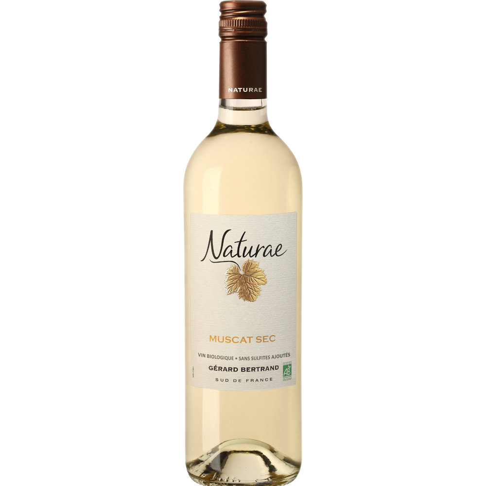 Gérard Bertrand - Naturae Muscat Sec BIO, 2022 - Pays d'Oc IGP - Blanc Sec - 75 cl