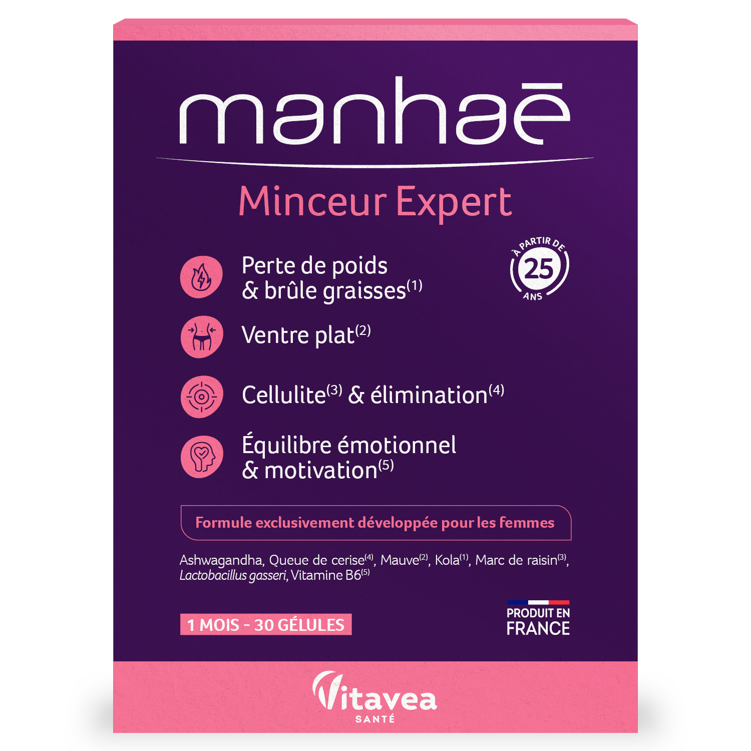 Manhaé Minceur Expert 30 Gélules