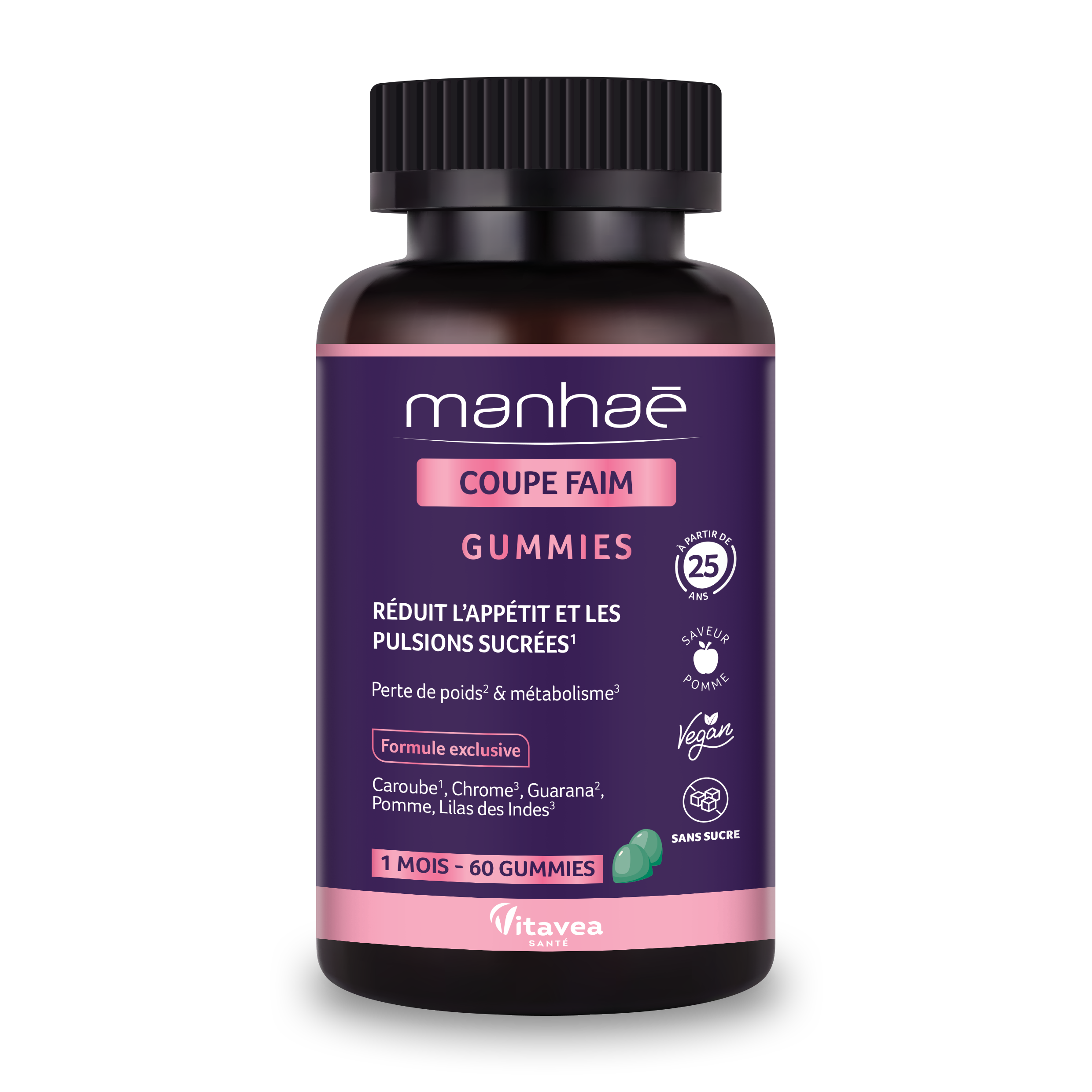 Manhaé Coupe Faim 60 Gummies