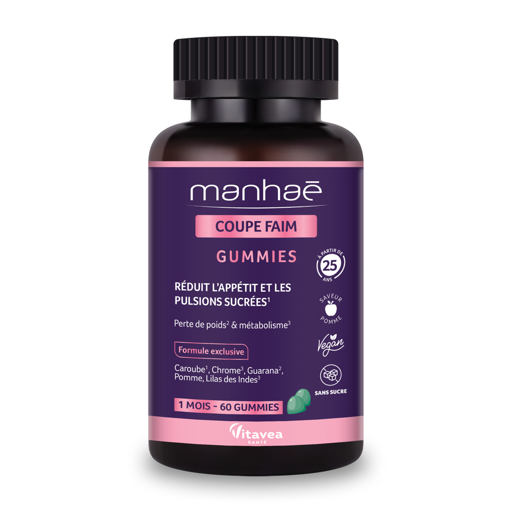 Manhaé Coupe Faim 60 Gummies