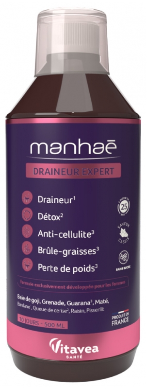 Complément Alimentaire Draineur Brûleur Manhae Le Flacon De 500ml - vue 2