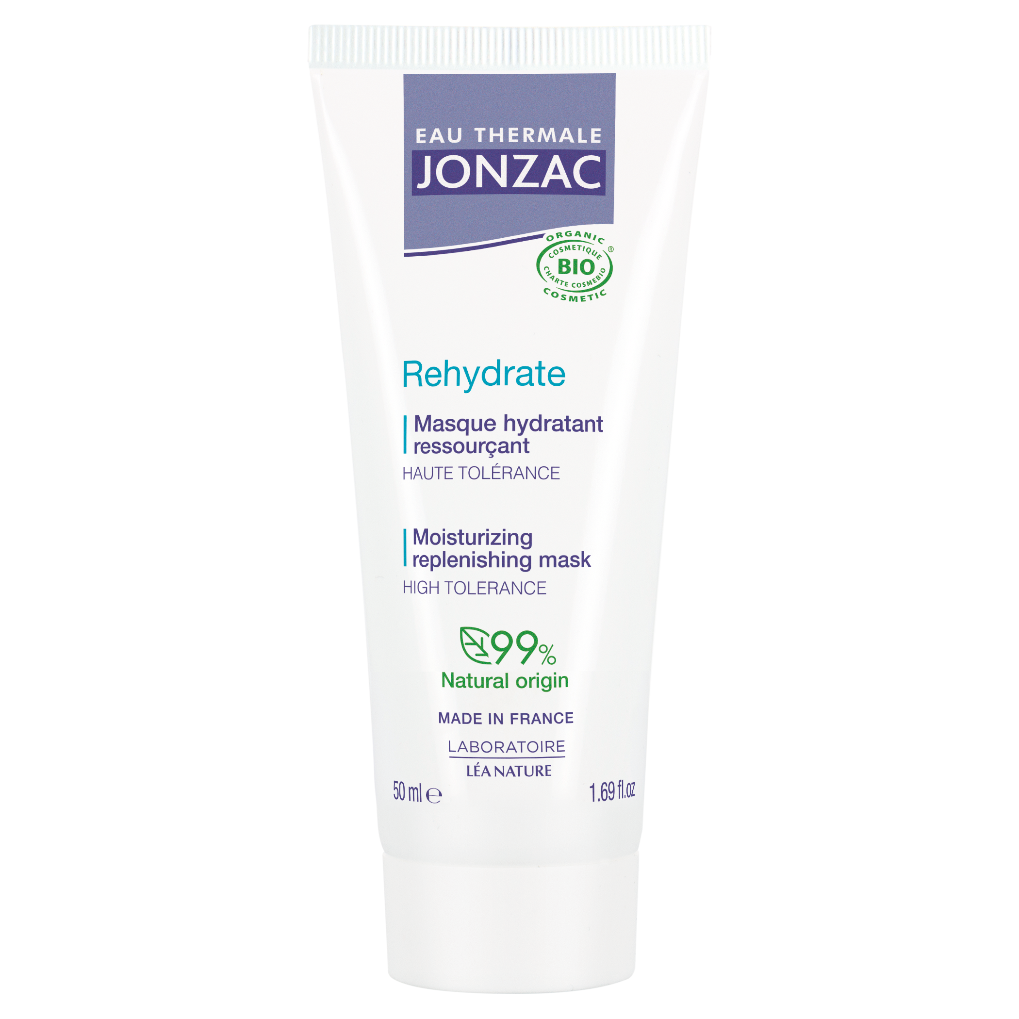 Eau de jonzac réhydrate masque hydratant ressourçant bio 50ml - vue 2