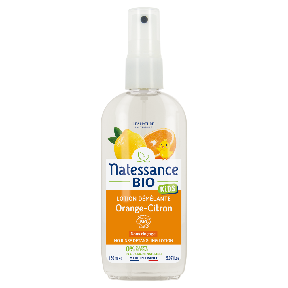 Kids démêlant bio sans rinçage orange-citron bio 150ml