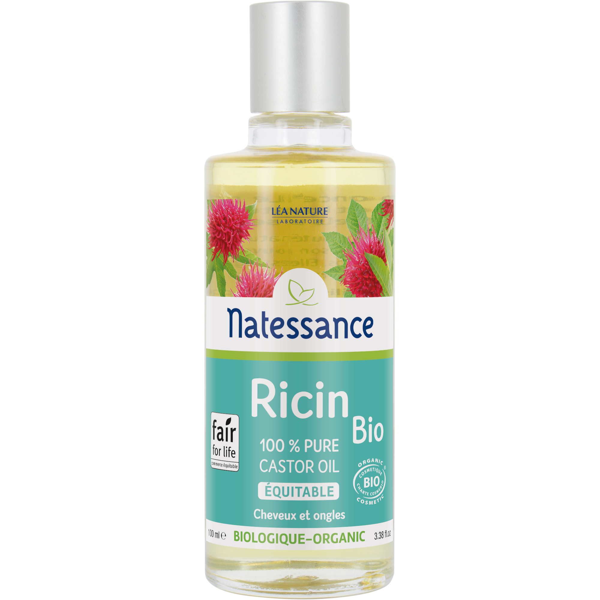 Natescience beauté natessance huile de ricin bio 100ml - vue 3