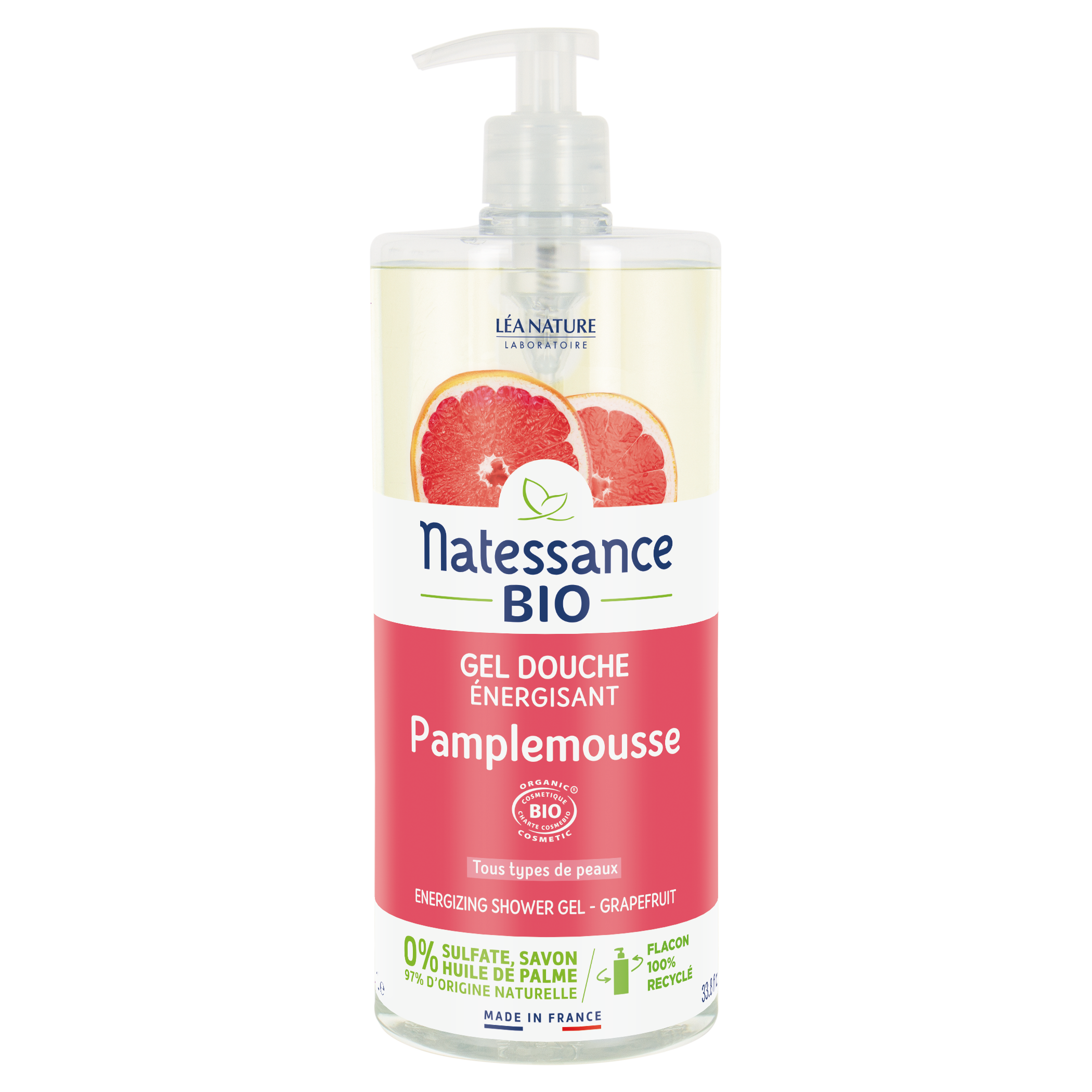 Gel Douche Au Pamplemousse Bio Lea Nature Le Flacon De