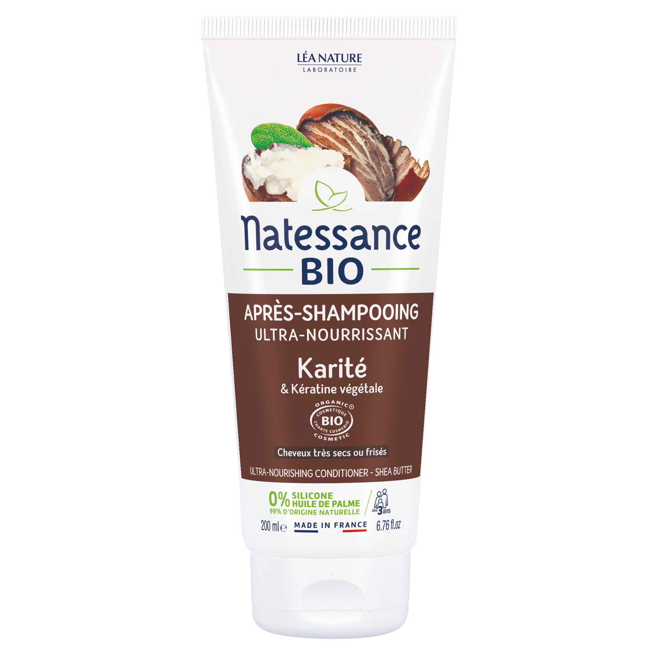 Apres Shampoing Natessance Karité Bio Lea Nature Le Flacon De 200ml
